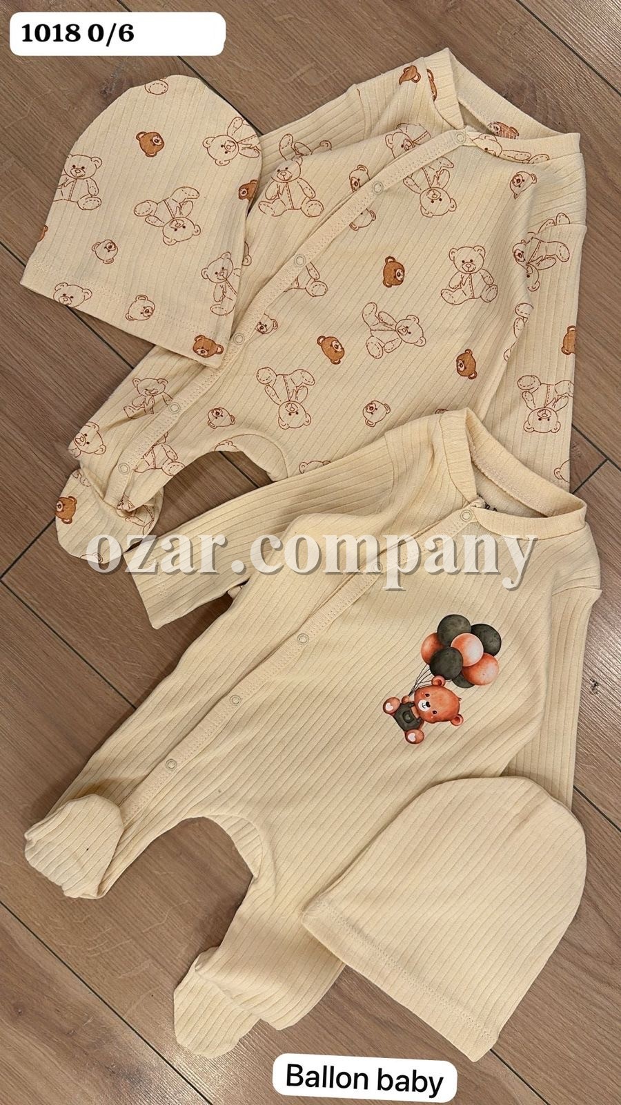Комплект Человечков Для Мальчика Ballon Baby (0-3/3-6мес.)