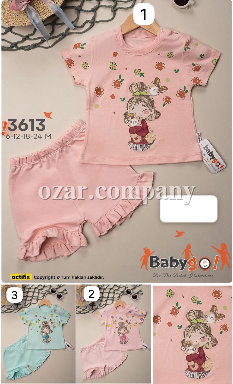 Костюм Для Девочки Babygo (6-9/9-12/12-18/18-24мес.)