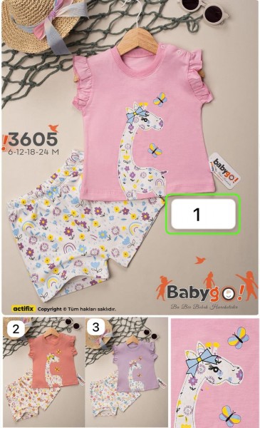 Костюм Для Девочки Babygo (6-9/9-12/12-18/18-24мес.)
