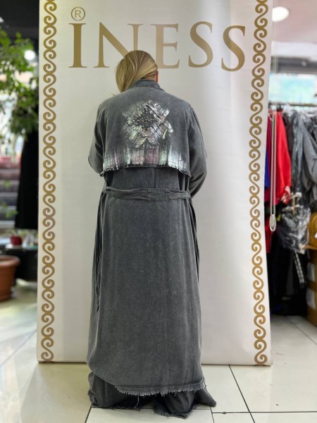 Женский Джинсовый Костюм Iness (Большие размеры)