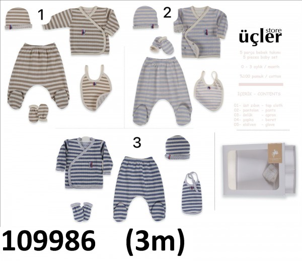 Коробочный Набор Для Мальчика Leylek (0-3мес.) 