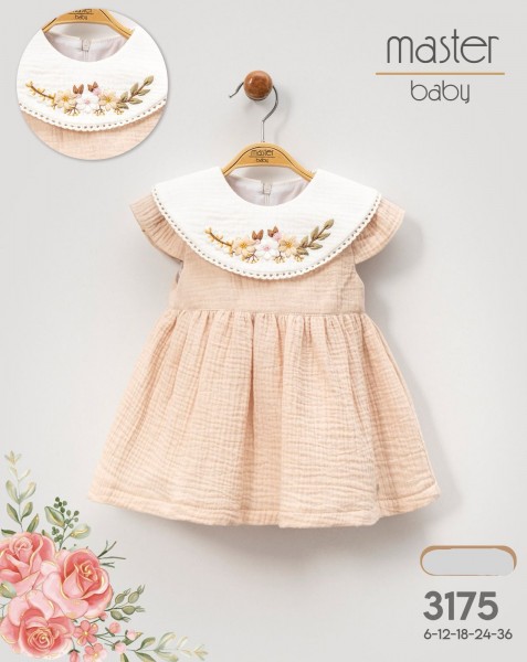 Муслиновое Платье Для Девочки Master Baby (6-12-18-24-36мес.)