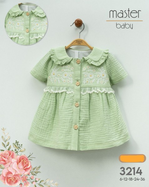 Муслиновое Платье Для Девочки Master Baby (6-12-18-24-36мес.)