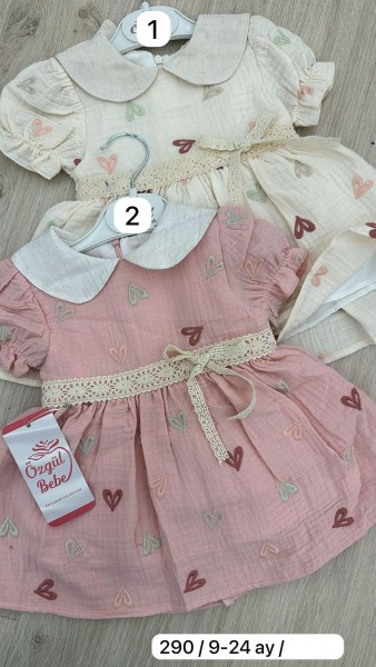Муслиновое Платье Для Девочки Ozgul Bebe (9-12-18-24мес.)