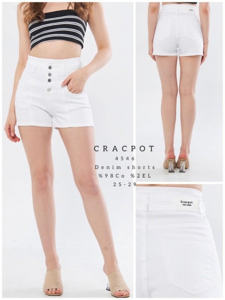 Женские Джинсовые Шорты Cracpot