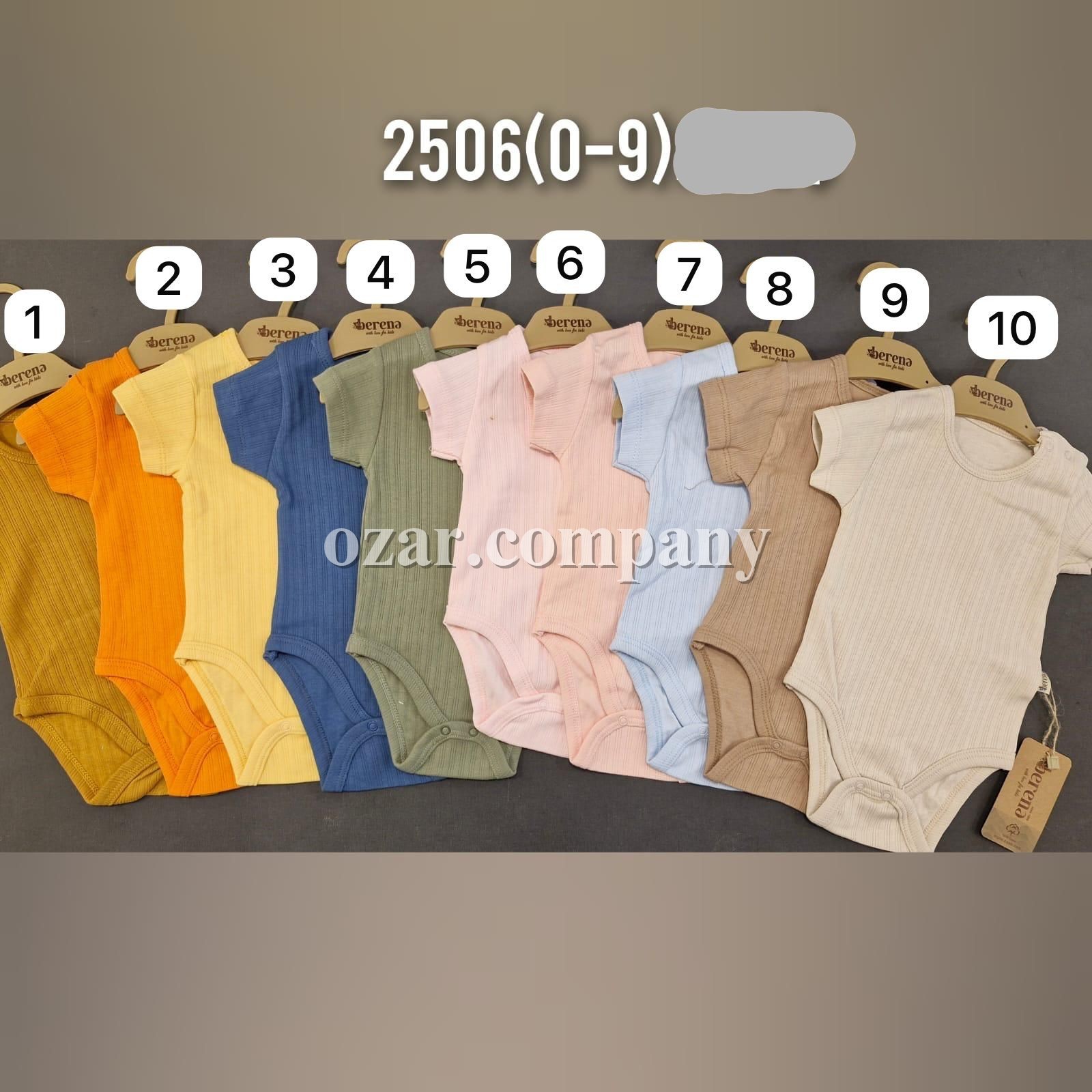 Бодик Для Новорождённых Berena (0-3-6-9мес.)
