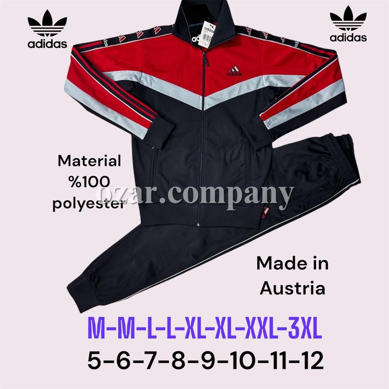 Мужской Спортивный Костюм Adidas