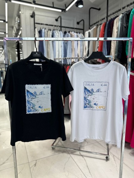 Женская Футболка Euro Fashion (Большие размеры)