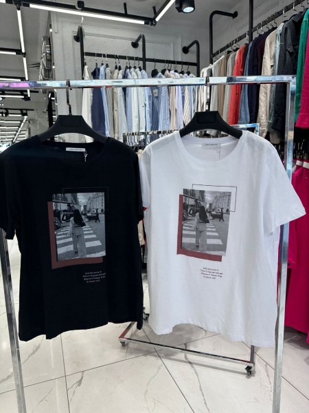 Женская Футболка Euro Fashion (Большие размеры)