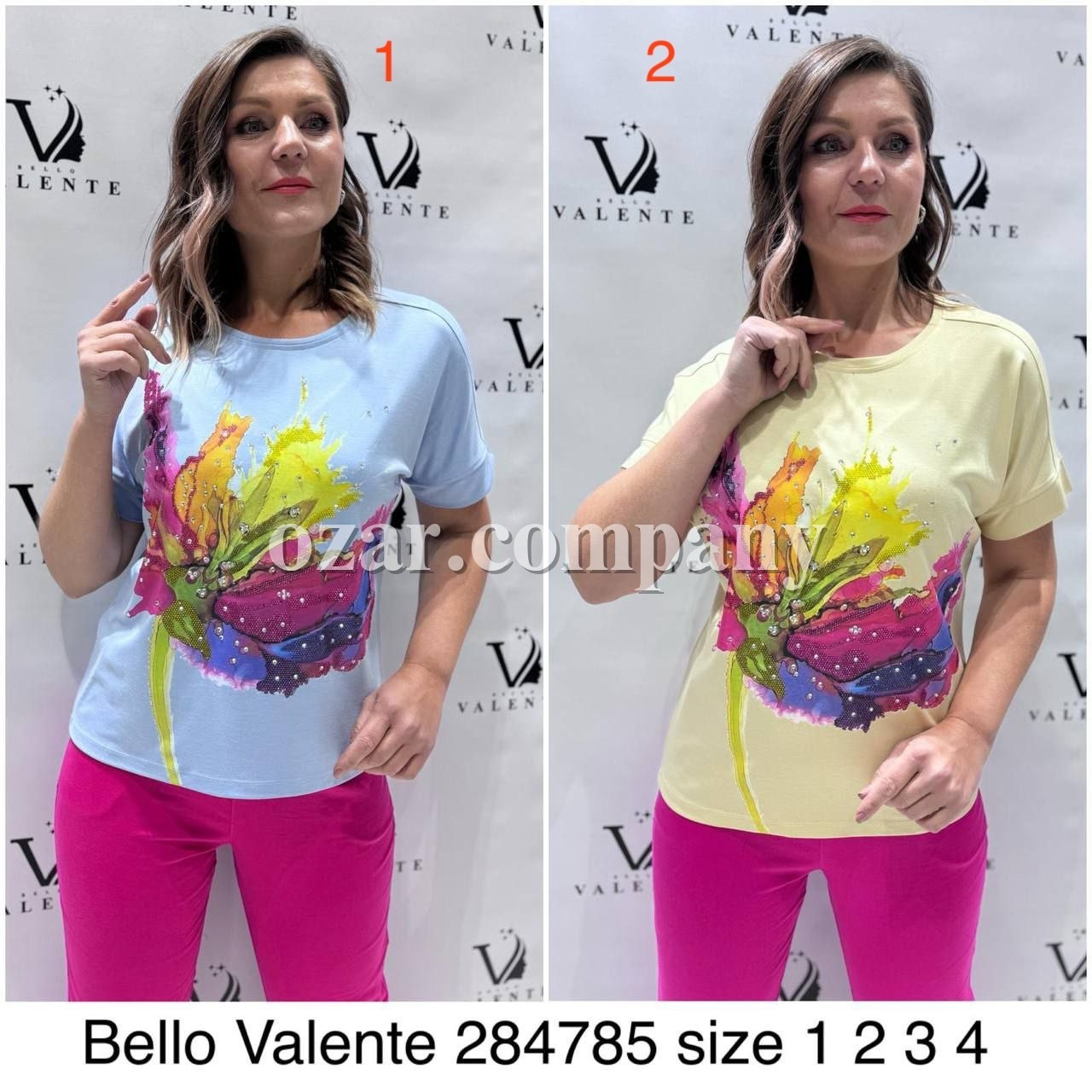 Женская Футболка Bello Valente (Большие размеры) 