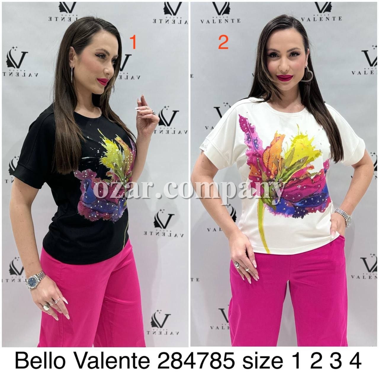 Женская Футболка Bello Valente (Большие размеры) 