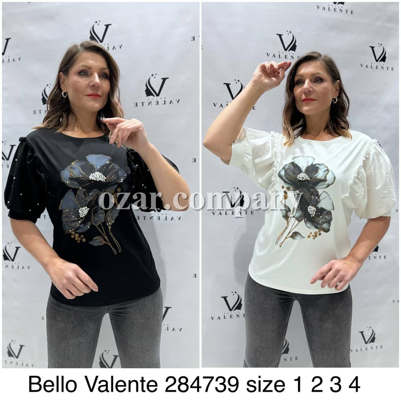 Женская Футболка Bello Valente (Большие размеры) 