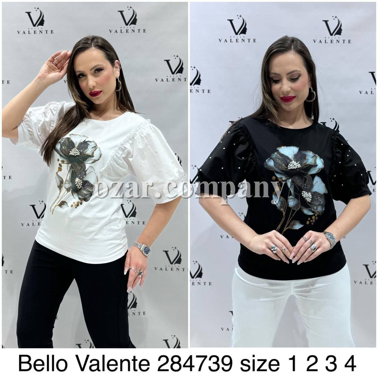 Женская Футболка Bello Valente (Большие размеры) 