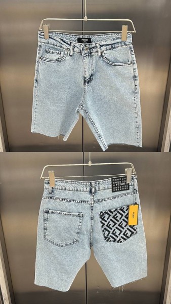 Мужские Джинсовые Шорты Fendi