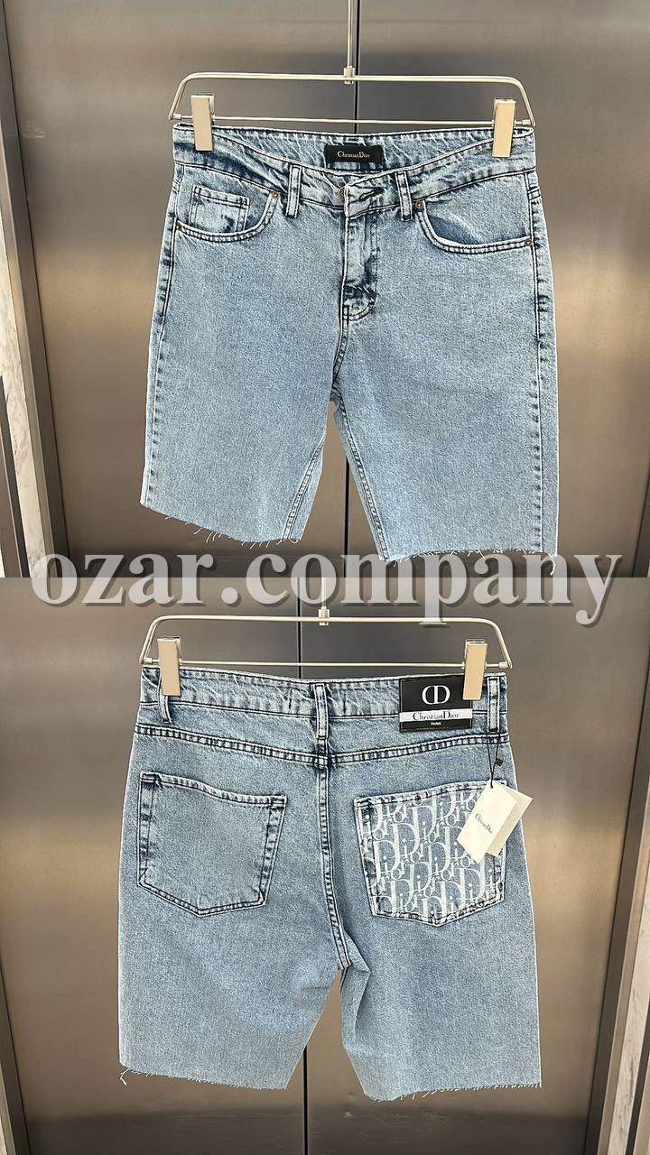 Мужские Джинсовые Шорты Dior