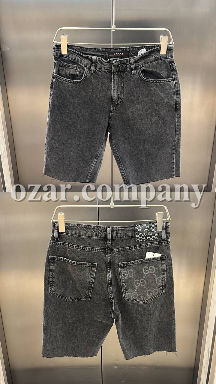 Мужские Джинсовые Шорты Gucci