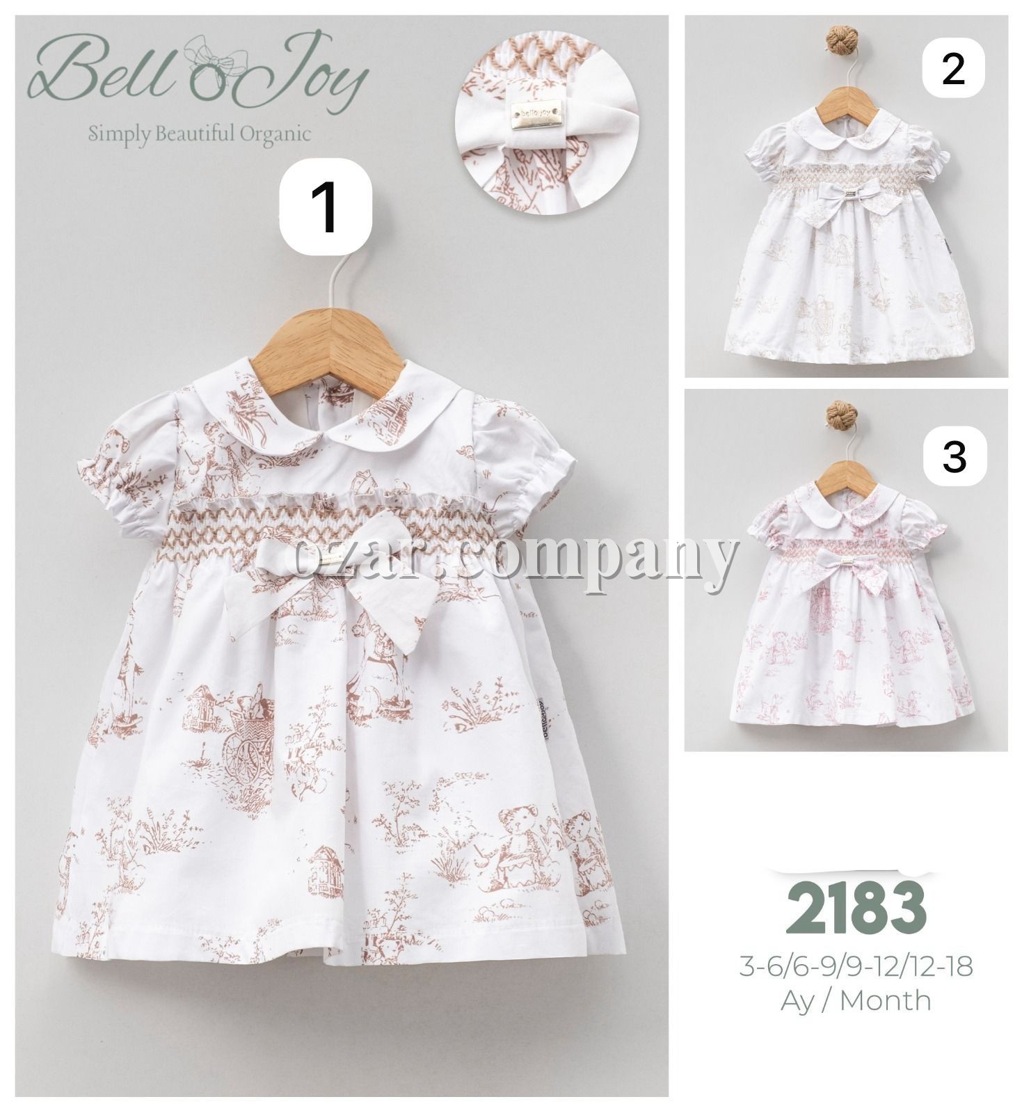 Платье Для Девочки Bello Joy (3-6/6-9/9-12/12-18мес.)