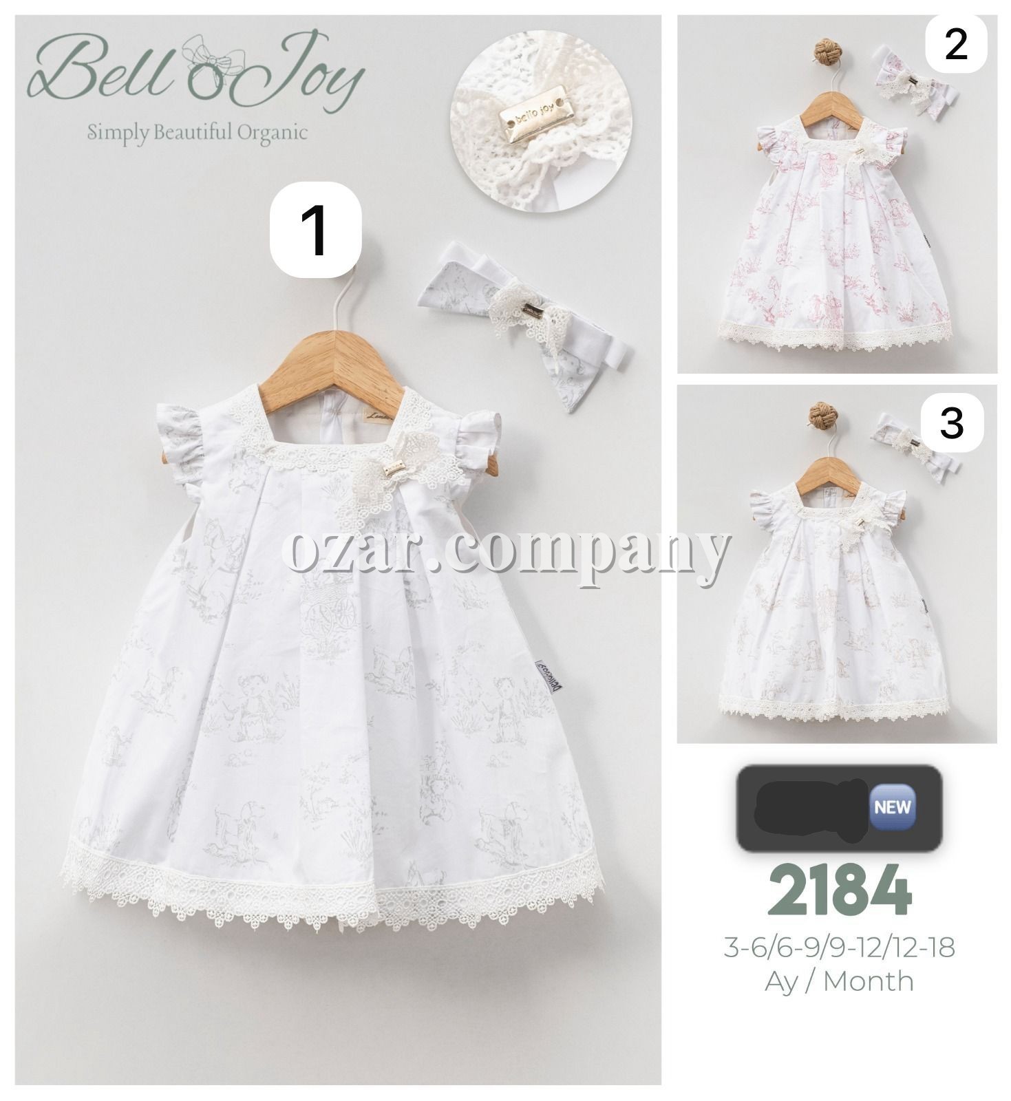 Платье Для Девочки Bello Joy (3-6/6-9/9-12/12-18мес.)