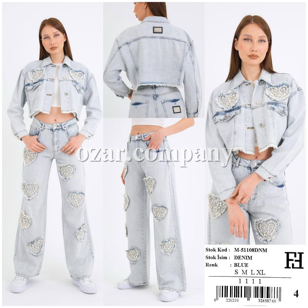 Женская Джинсовая Куртка Free Fashion