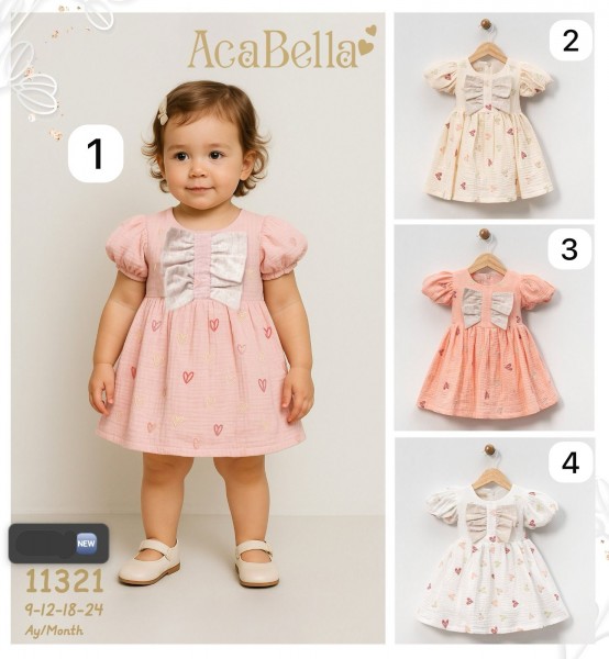 Платье Для Девочки Aca Bella (9-12-18-24мес.) 