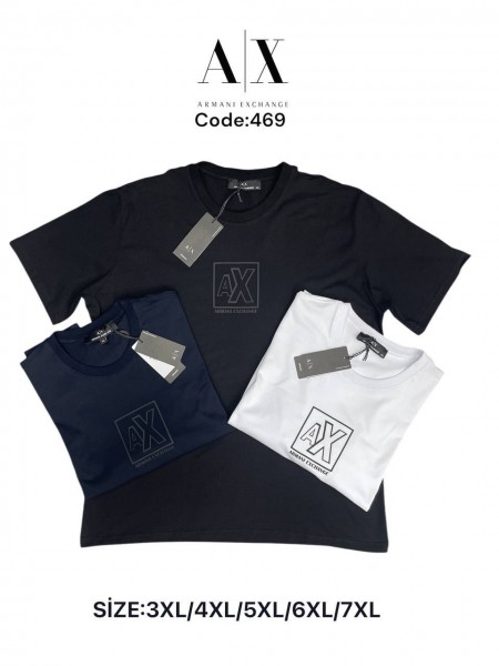 Мужская Футболка Armani Exchange (Большие размеры)
