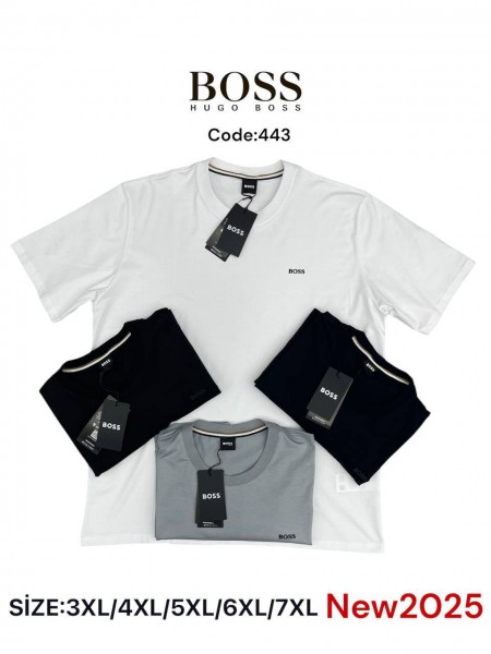 Мужская Футболка Boss (Большие размеры)