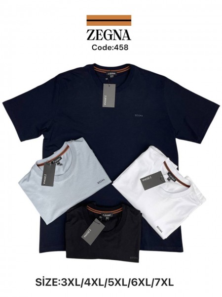 Мужская Футболка Zegna (Большие размеры)