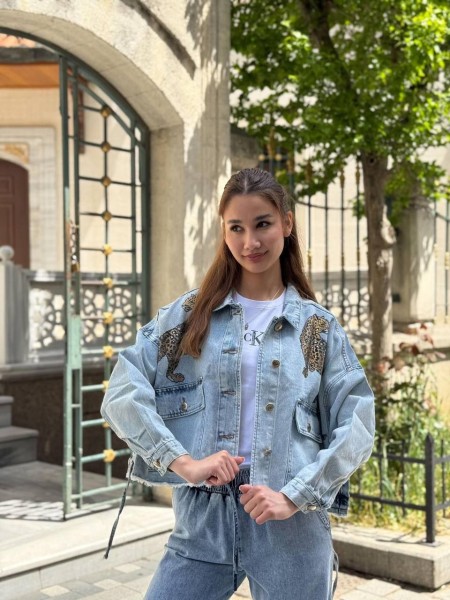 Женский Джинсовый Пиджак Coco Bianca