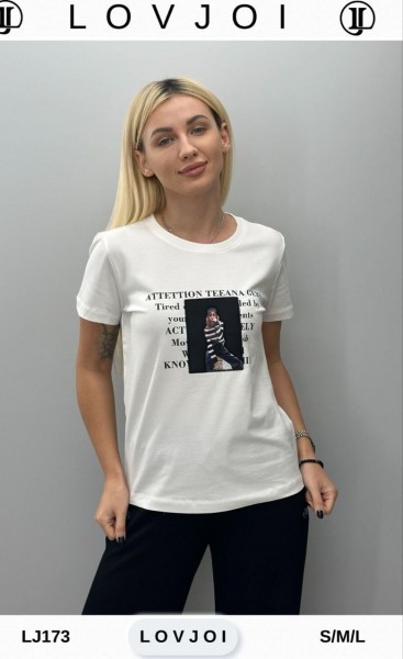 Женская Футболка Lov Joi