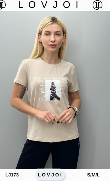 Женская Футболка Lov Joi