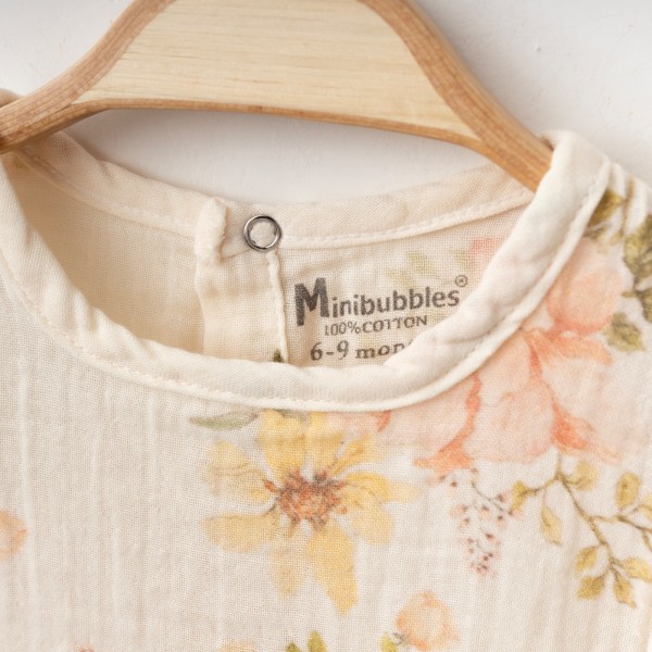 Муслиновое Платье Для Девочки MiniBubbles (3-6/6-9/9-12/12-18мес.)