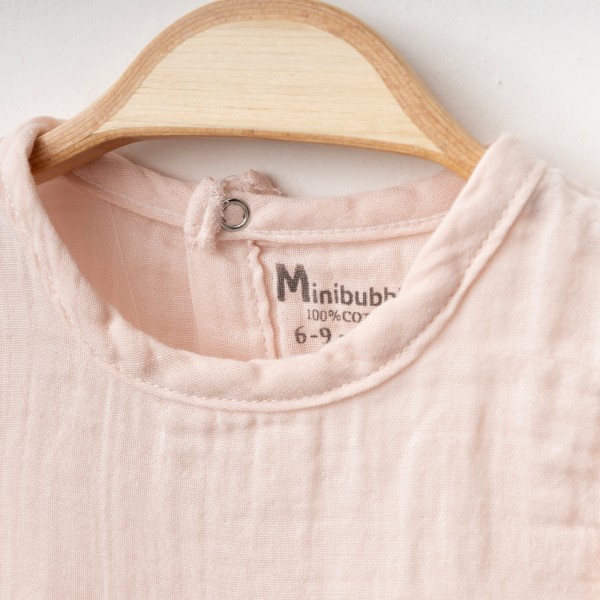 Муслиновое Платье Для Девочки MiniBubbles (3-6/6-9/9-12/12-18мес.)