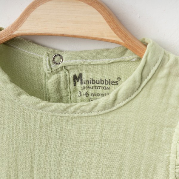 Муслиновое Платье Для Девочки MiniBubbles (3-6/6-9/9-12/12-18мес.)
