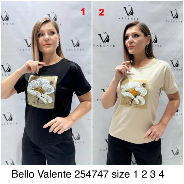 Женская Футболка Bello Valente (Большие размеры) 