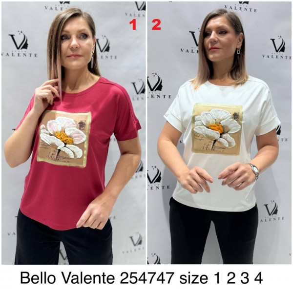 Женская Футболка Bello Valente (Большие размеры) 