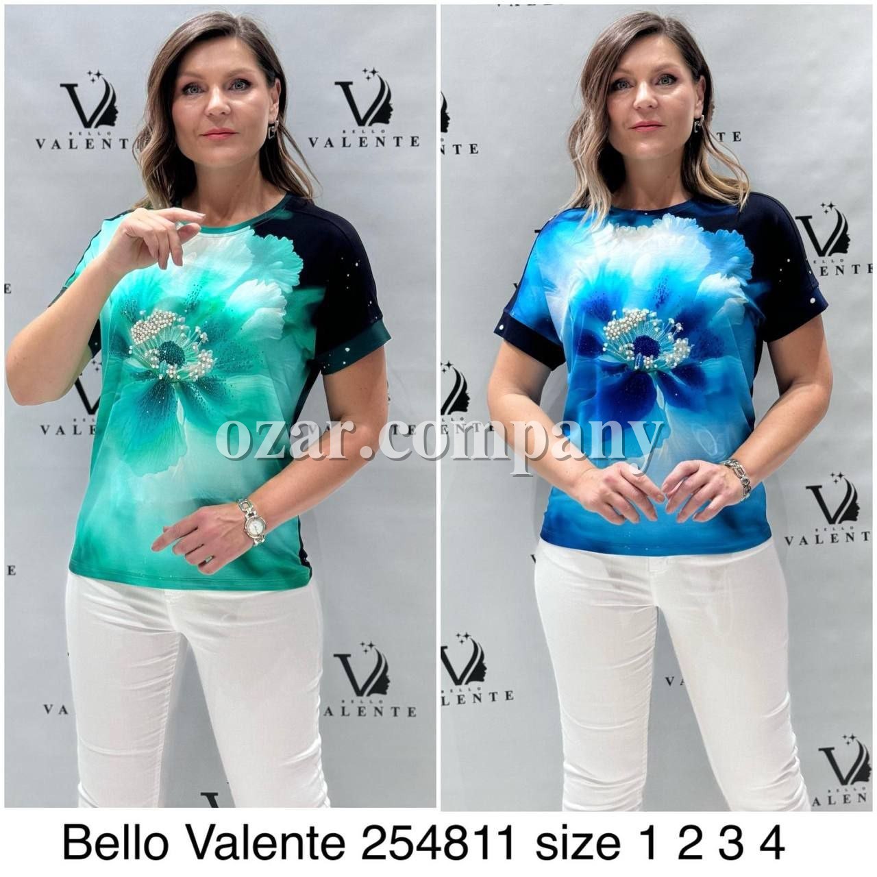 Женская Футболка Bello Valente (Большие размеры) 