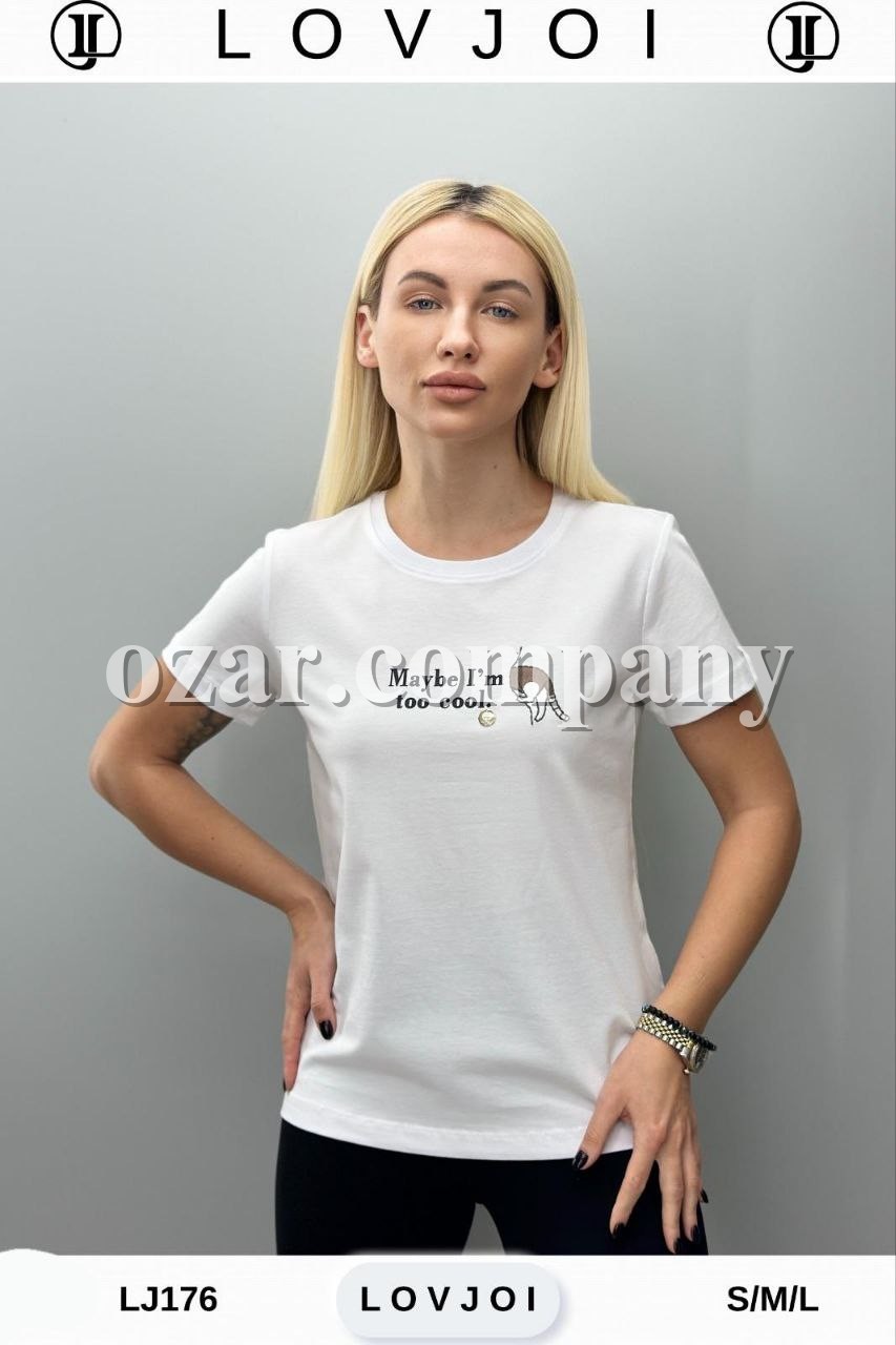 Женская Футболка Lov Joi