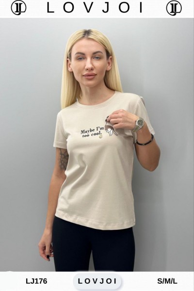 Женская Футболка Lov Joi