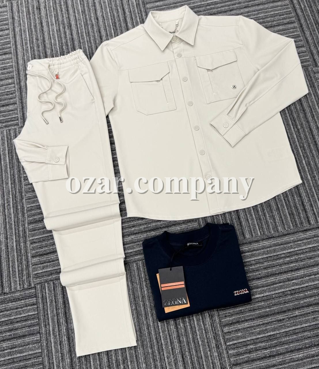 Мужской Костюм Тройка Zegna
