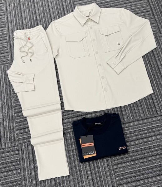 Мужской Костюм Тройка Zegna