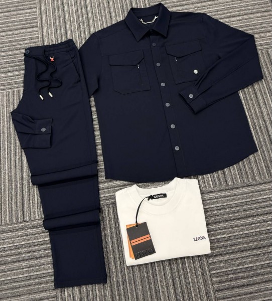 Мужской Костюм Тройка Zegna