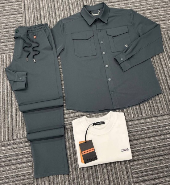 Мужской Костюм Тройка Zegna