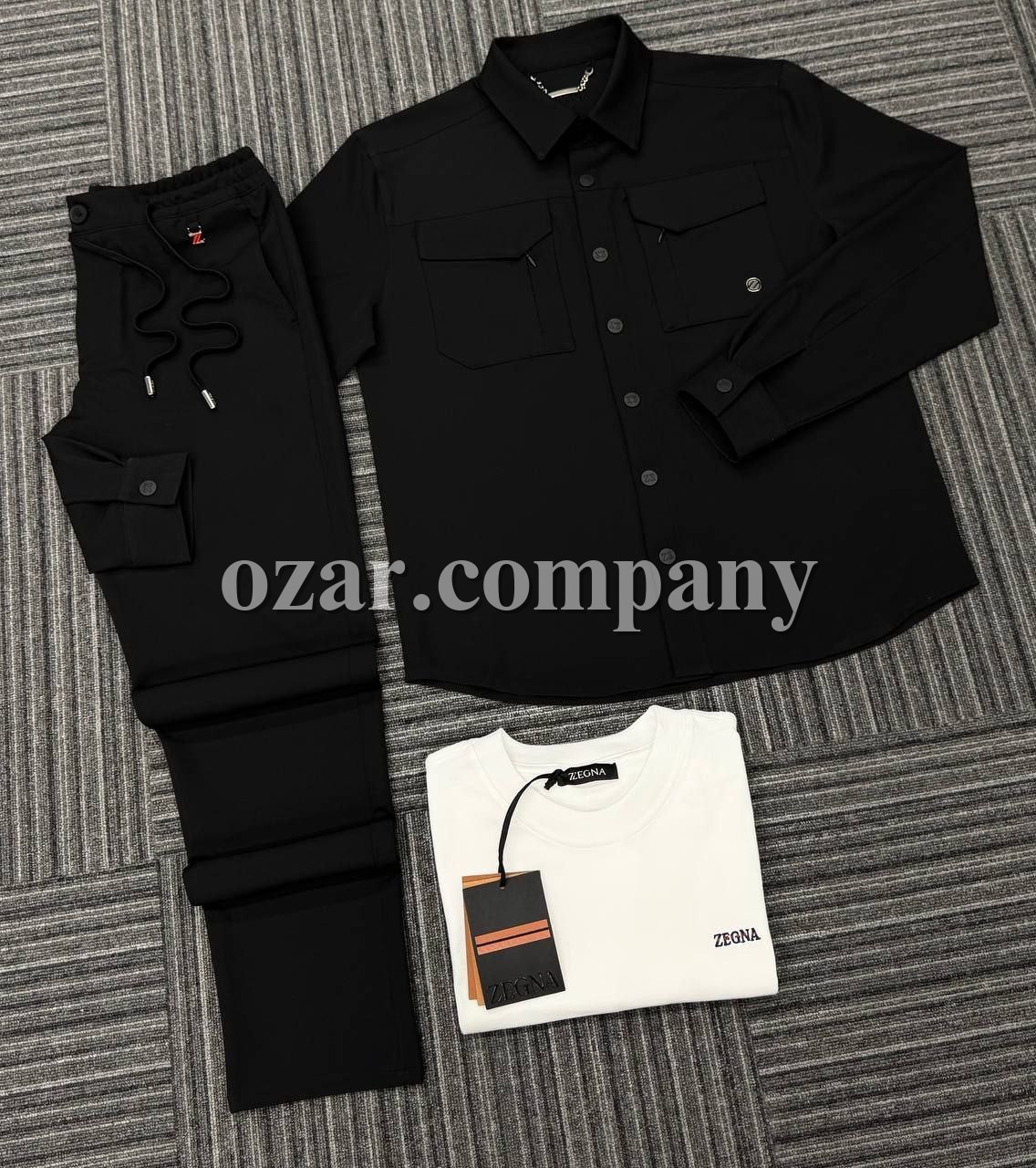 Мужской Костюм Тройка Zegna