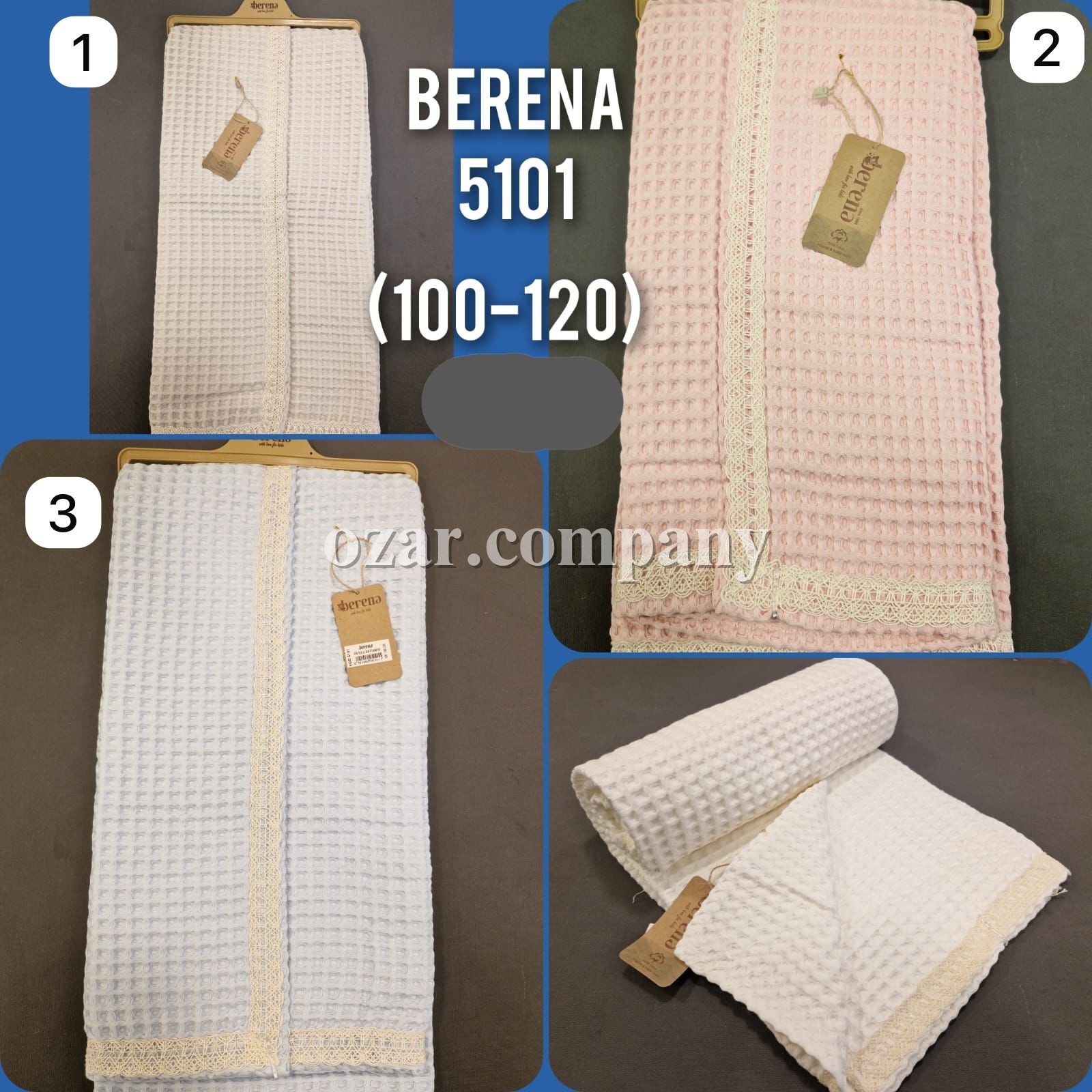 Плед Для Новорождённых Berena (100*120) 