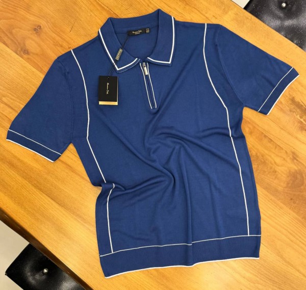 Мужская Трикотажная Футболка Massimo Dutti