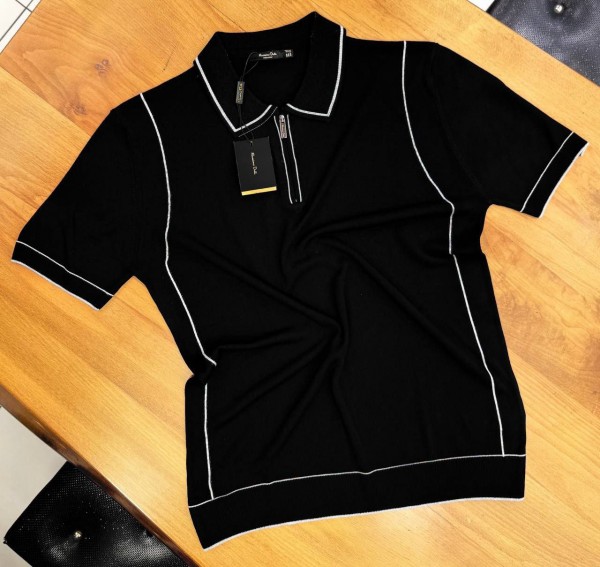 Мужская Трикотажная Футболка Massimo Dutti