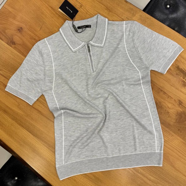 Мужская Трикотажная Футболка Massimo Dutti