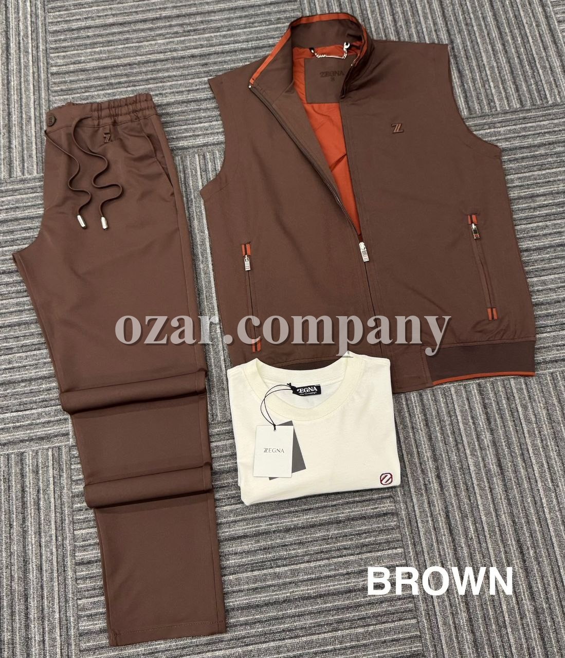 Мужской Костюм Тройка Zegna