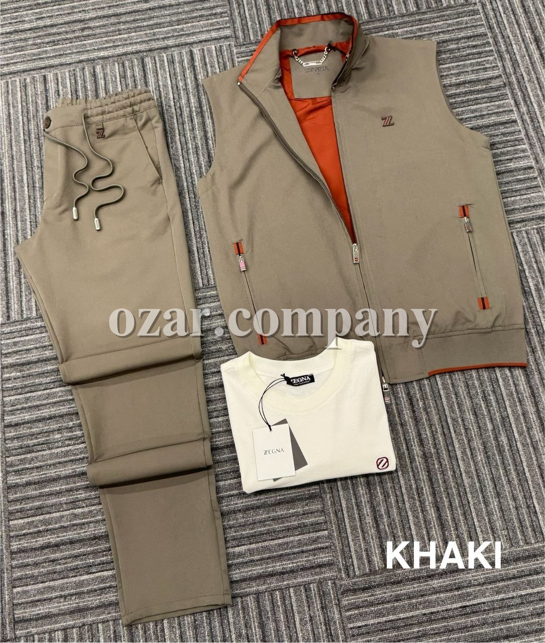 Мужской Костюм Тройка Zegna