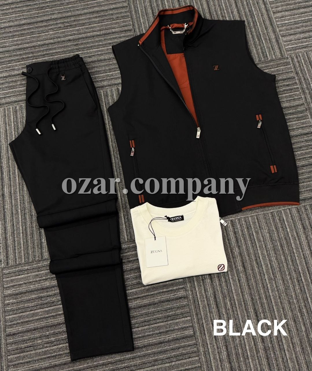 Мужской Костюм Тройка Zegna